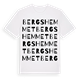 Bergshemmet ordlek t-shirt