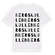 Bergskullen ordlek t-shirt