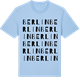 Blue Soul t-shirt med Berlin ordlek t-shirt