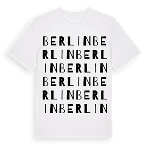 Berlin ordlek t-shirt – ekologisk bomull t-shirt från Pinshirt