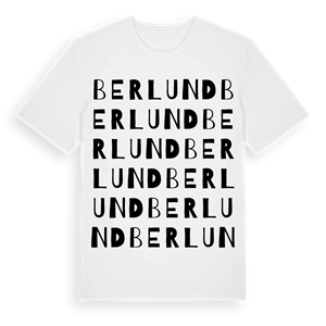 Berlund ordlek t-shirt – ekologisk bomull t-shirt från Pinshirt
