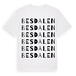 Besdalen ordlek t-shirt – ekologisk bomull t-shirt från Pinshirt