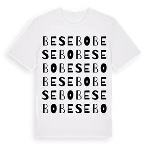 Besebo ordlek t-shirt – ekologisk bomull t-shirt från Pinshirt