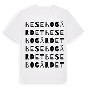 Besebogärdet ordlek t-shirt – ekologisk bomull t-shirt från Pinshirt