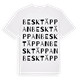 Besktäppan ordlek t-shirt