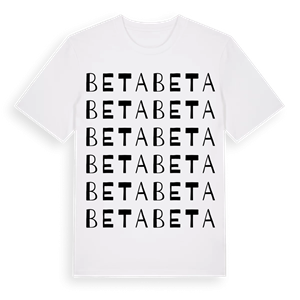 Beta ordlek t-shirt – ekologisk bomull t-shirt från Pinshirt