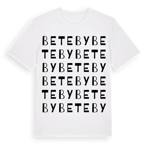 Beteby ordlek t-shirt – ekologisk bomull t-shirt från Pinshirt