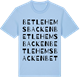 Blue Soul t-shirt med Betlehemsbacken ordlek t-shirt