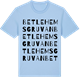 Blue Soul t-shirt med Betlehemsgruvan ordlek t-shirt