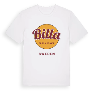 Billa cirkel t-shirt – ekologisk bomull t-shirt från Pinshirt