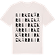 Vintage White t-shirt med Birkekärr ordlek t-shirt