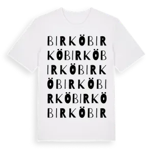 Birkö ordlek t-shirt – ekologisk bomull t-shirt från Pinshirt