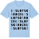 Blue Soul t-shirt med Biskopsgården ordlek t-shirt