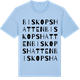 Blue Soul t-shirt med Biskopshatten ordlek t-shirt