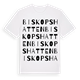 Biskopshatten ordlek t-shirt