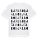 Bjälbo ordlek t-shirt