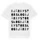 Bjärby storskog ordlek t-shirt