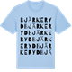 Blue Soul t-shirt med Bjärkeryd ordlek t-shirt