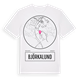 White t-shirt med Björkalund t-shirt
