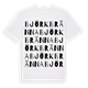 Björkbränna ordlek t-shirt