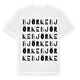 Björke ordlek t-shirt
