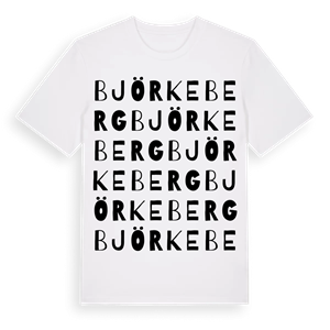 Björkeberg ordlek t-shirt – ekologisk bomull t-shirt från PinShirt