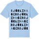 Blue Soul t-shirt med Björkehagen ordlek t-shirt