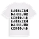 Björkerödjan ordlek t-shirt