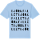 Blue Soul t-shirt med Björkfallet ordlek t-shirt