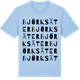 Blue Soul t-shirt med Björksäter ordlek t-shirt