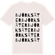 Vintage White t-shirt med Björksäter ordlek t-shirt
