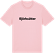 Pink Cotton t-shirt med Björksätter fetstil t-shirt