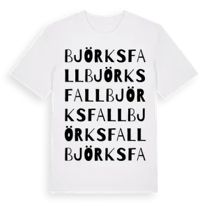 Björksfall ordlek t-shirt – ekologisk bomull t-shirt från Pinshirt