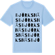 Blue Soul t-shirt med Björksnäs ordlek t-shirt
