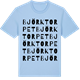 Blue Soul t-shirt med Björktorpet ordlek t-shirt
