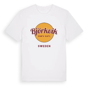 Björkvik cirkel t-shirt – ekologisk bomull t-shirt från Pinshirt