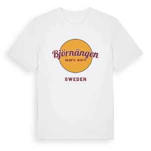Björnängen cirkel t-shirt – ekologisk bomull t-shirt från Pinshirt
