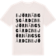 Vintage White t-shirt med Björnängsgården ordlek t-shirt