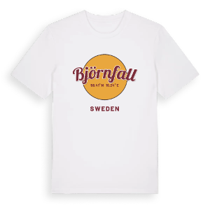 Björnfall cirkel t-shirt – ekologisk bomull t-shirt från Pinshirt