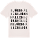 Vintage White t-shirt med Björnhällen ordlek t-shirt