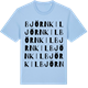 Blue Soul t-shirt med Björnkil ordlek t-shirt