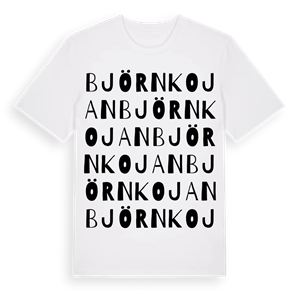 Björnkojan ordlek t-shirt – ekologisk bomull t-shirt från PinShirt