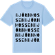 Blue Soul t-shirt med Björnmossen ordlek t-shirt