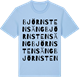 Blue Soul t-shirt med Björnstens äng ordlek t-shirt