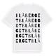 Blåberget ordlek t-shirt