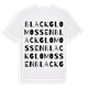 Blackglomossen ordlek t-shirt