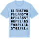 Blue Soul t-shirt med Blånstorp ordlek t-shirt