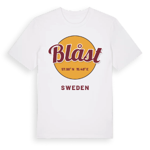 Blåst cirkel t-shirt – ekologisk bomull t-shirt från Pinshirt