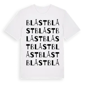 Blåst ordlek t-shirt – ekologisk bomull t-shirt från Pinshirt