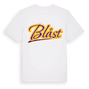 Blåst baseball t-shirt – ekologisk bomull t-shirt från Pinshirt